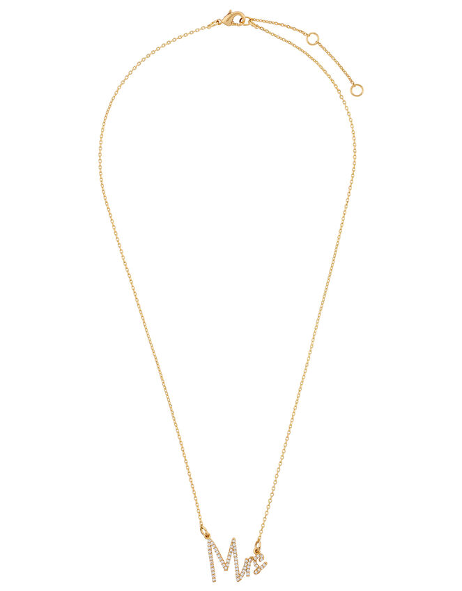 Sparkle Mrs Necklace, , large
