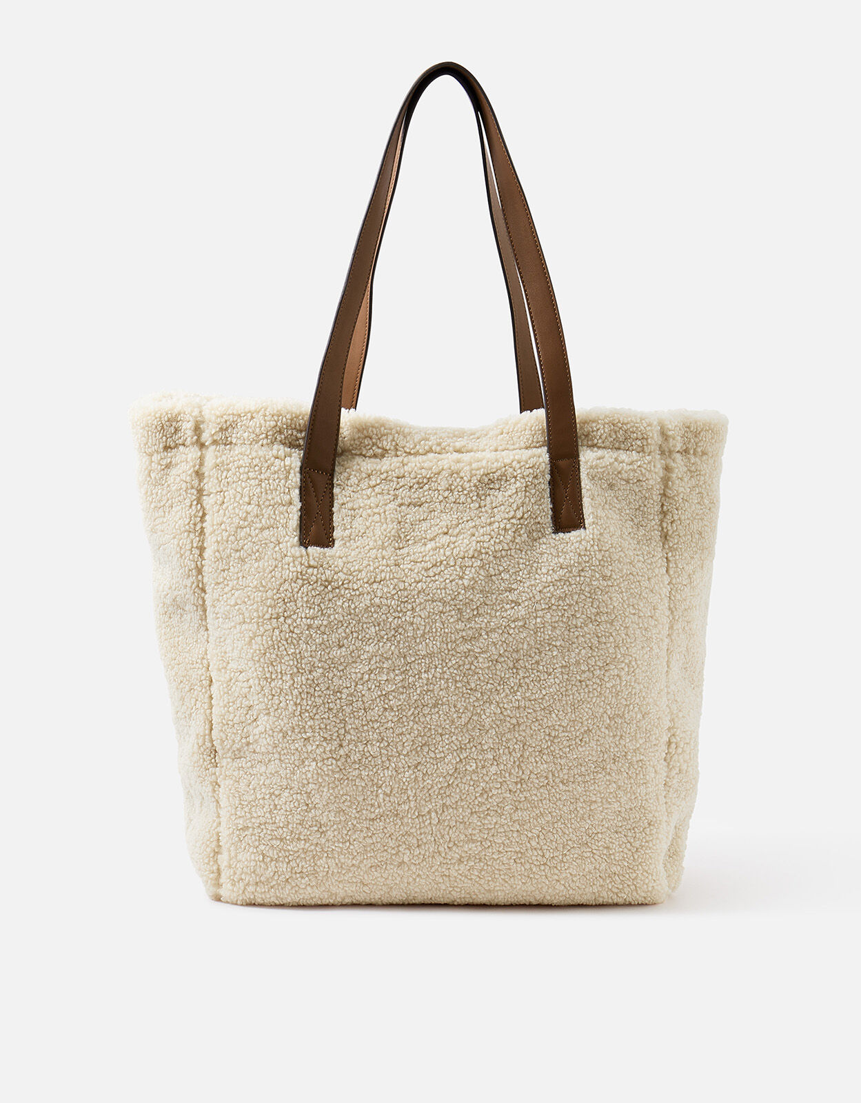 Shearling sales tote bag