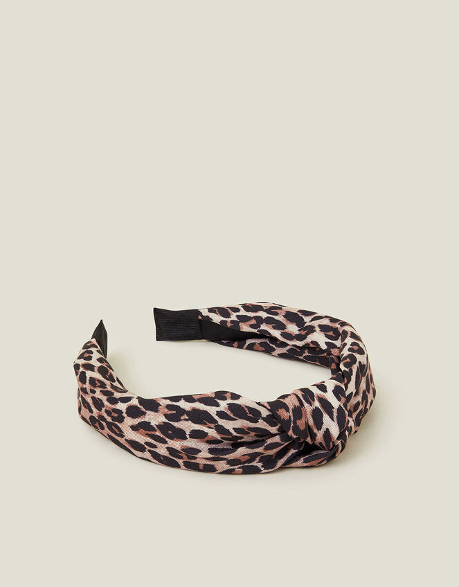 6 Leoparden-Stirnbänder – Satin-Knoten, Breit, Für Damen & Mädchen, Als Haarschmuck
