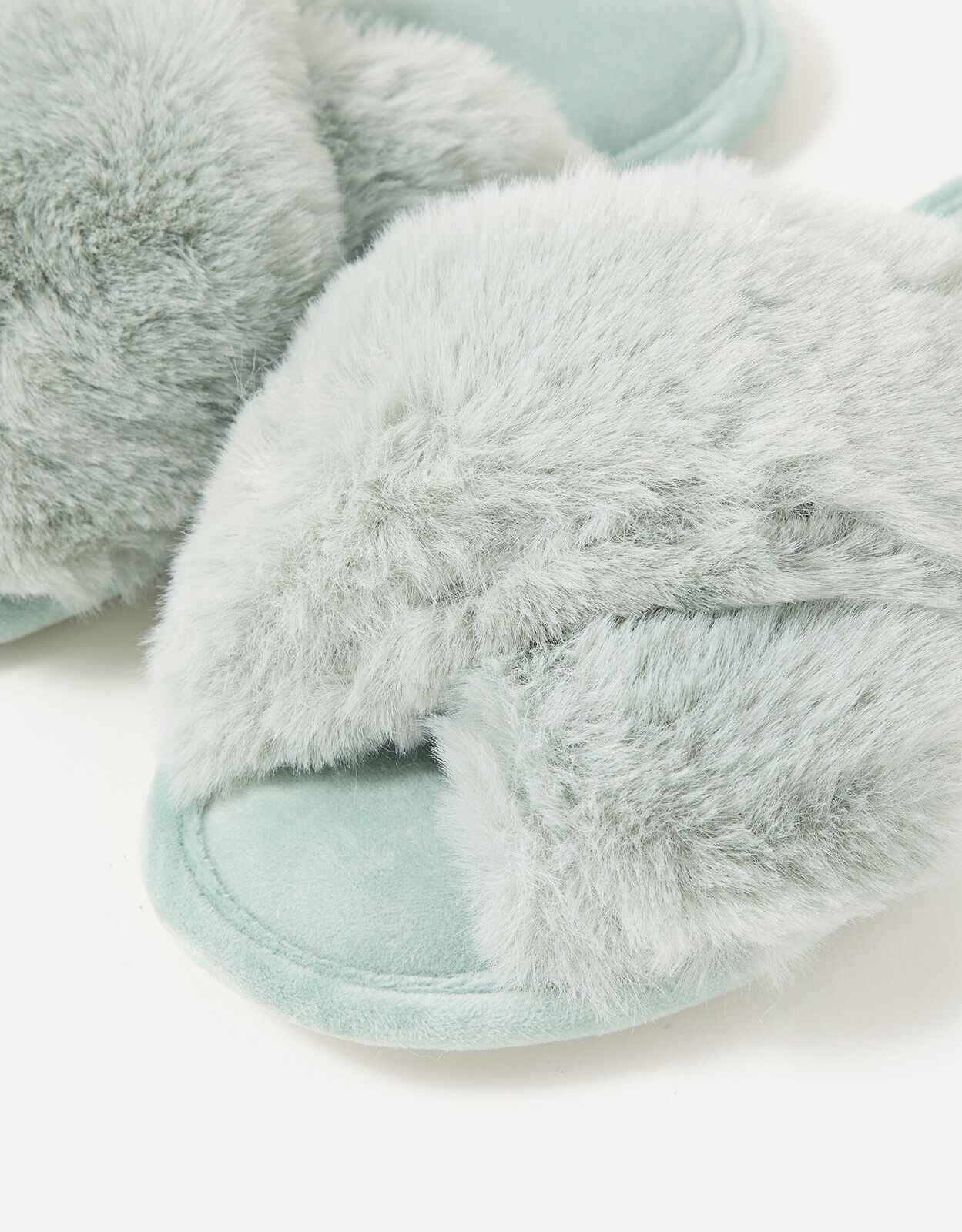 Green fluffy sliders new arrivals