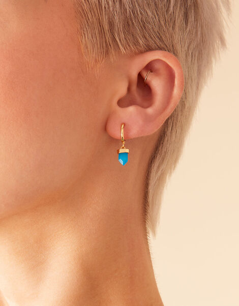 Gold-Plated Apatite Shard Earrings, , large