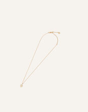 14ct Gold-Plated Star Pearl Pendant Necklace, , large