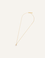 14ct Gold-Plated Sparkle Pendant Necklace, , large