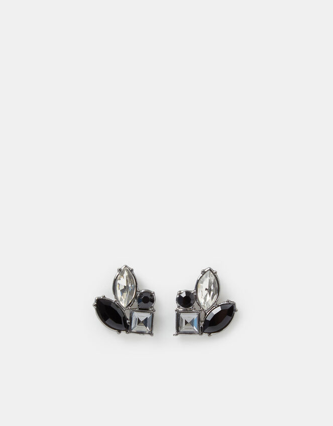 Gemstone Cluster Stud Earrings, , large
