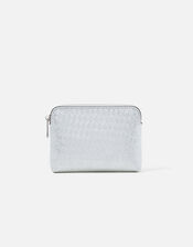 Metallic Coin Purse, Silver (SILVER), large