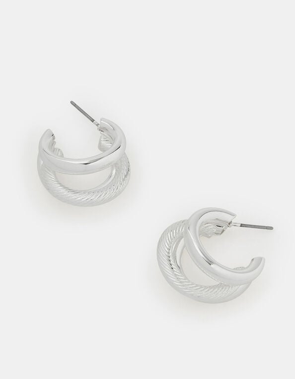 Triple Hoop Earrings, , large