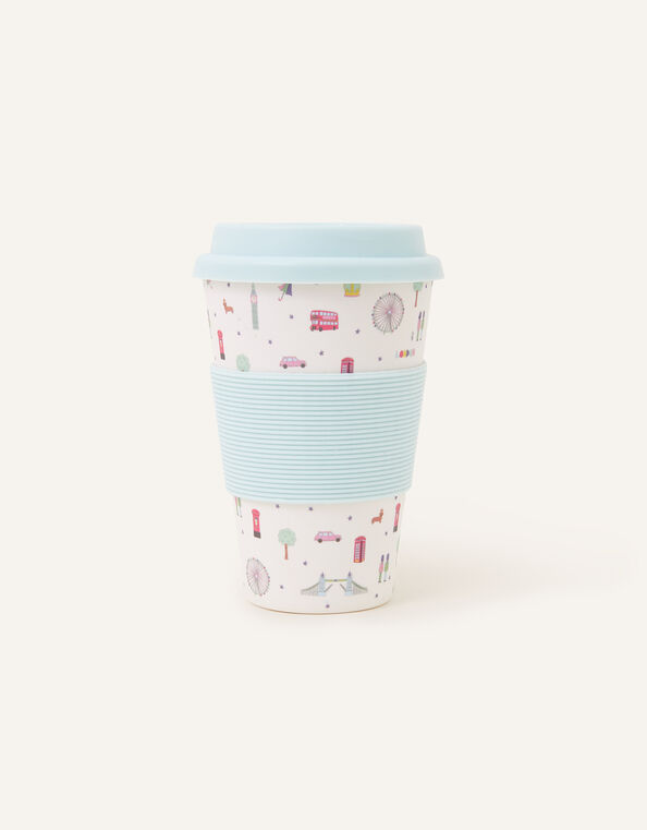 London Print Travel Mug, , large