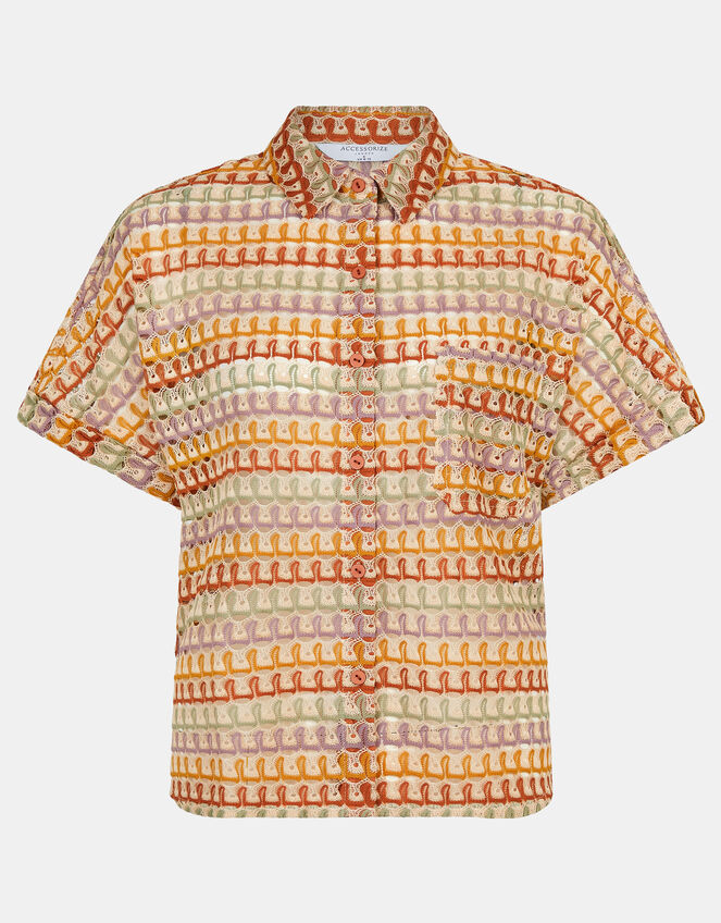 Crochet Shirt, Multi (MULTI), large