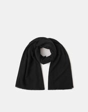 Grace Super-Soft Blanket Scarf, Black (BLACK), large