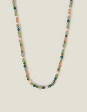 Mixed Bead Necklace Gold, , large