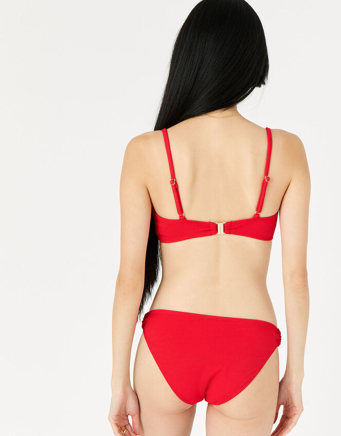 Textured Bikini Briefs, Red (RED), large