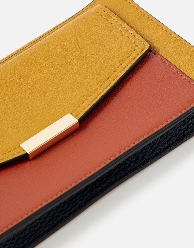 Front Pocket Zip Purse, Yellow (OCHRE), large