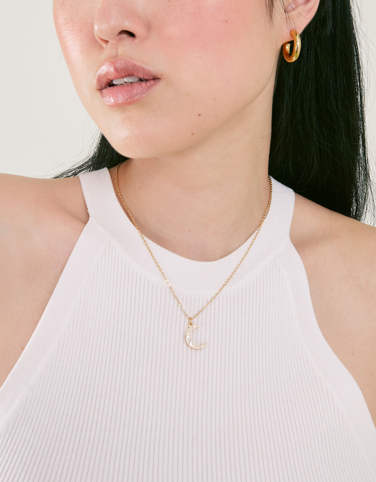 Accessorize moon necklace store