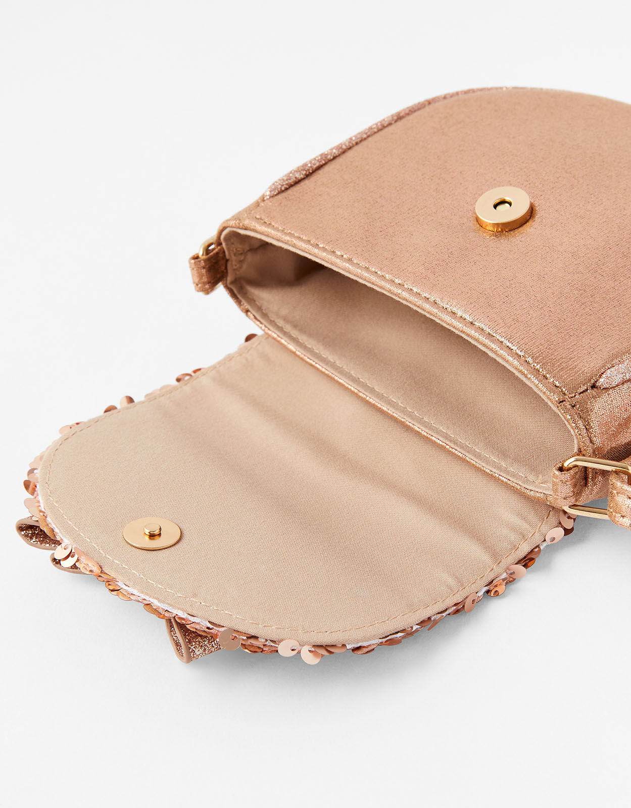 Girls rose gold bag store