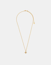 14ct Gold-Plated Clover Heart Pendant Necklace, , large