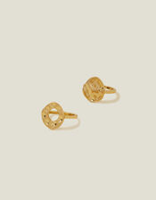 2-Pack Molten Rings, Gold (GOLD), large