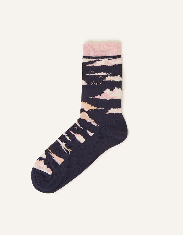 All Over Cloud Socks, , large