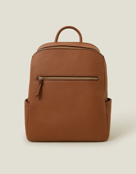 Smart Zip Around Backpack, Tan (TAN), large