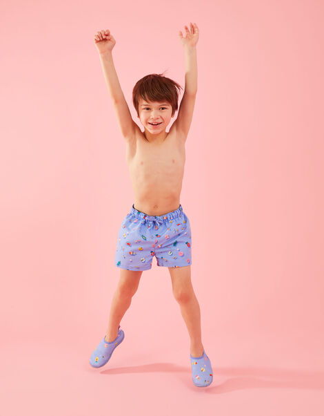 Kids Funshine Swimming Shorts, Blue (BLUE), large