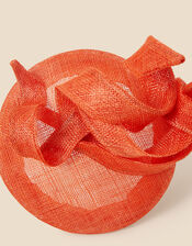 Twirl Sin Band Fascinator, Orange (ORANGE), large