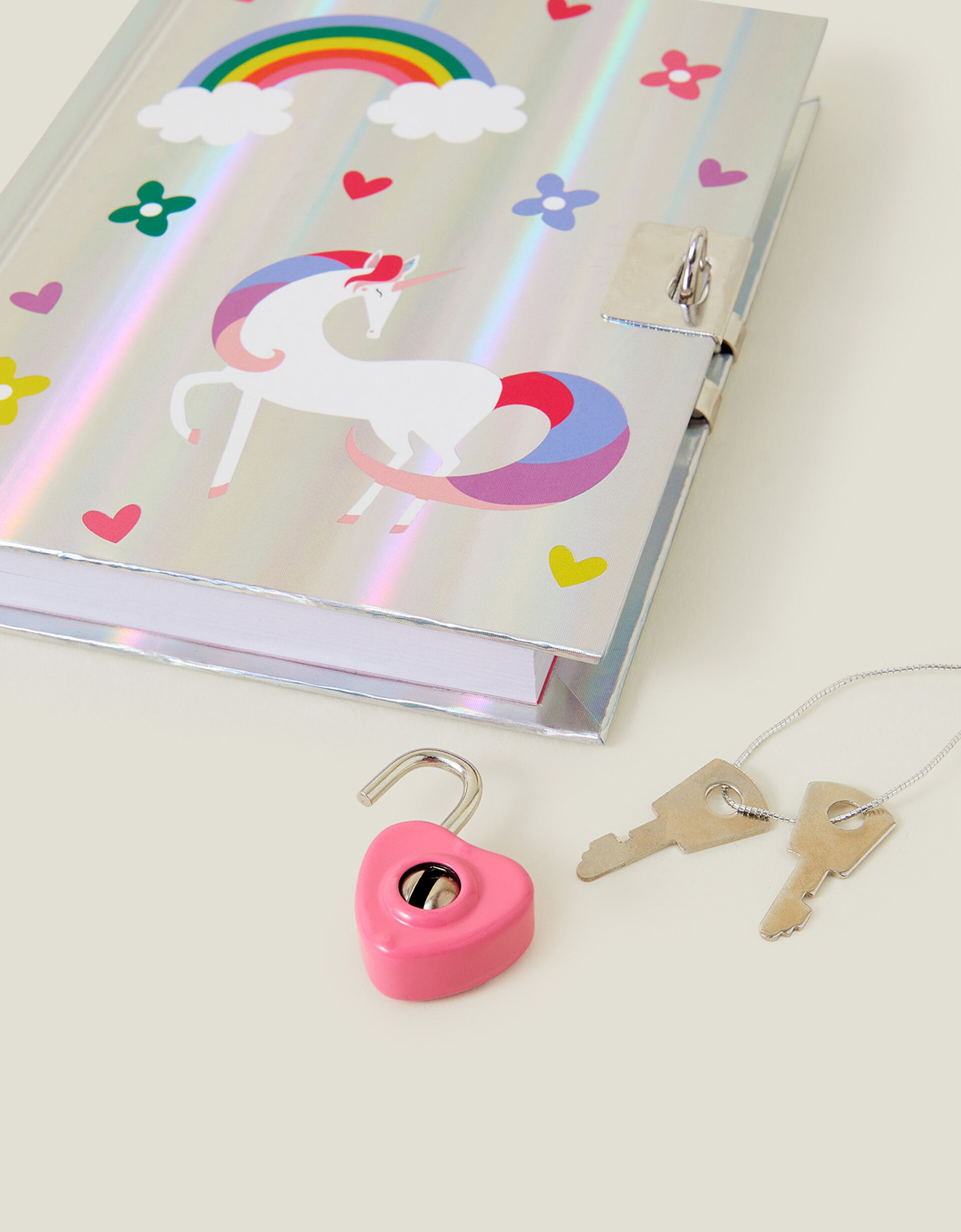 Rainbow Lockable Journal Notebooks, Journals & Diaries Accessorize UK