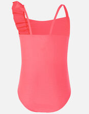 Neon Frill Swimsuit, Pink (PINK), large