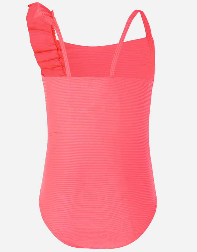 Neon Frill Swimsuit, Pink (PINK), large
