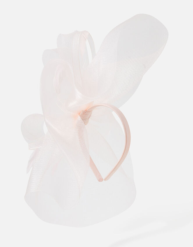 Large Double Bow Crin Headband, Pink (PALE PINK), large