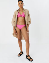 Scallop Underwire Bikini Top, Pink (PINK), large
