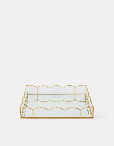 Scallop Mirror Tray, , large