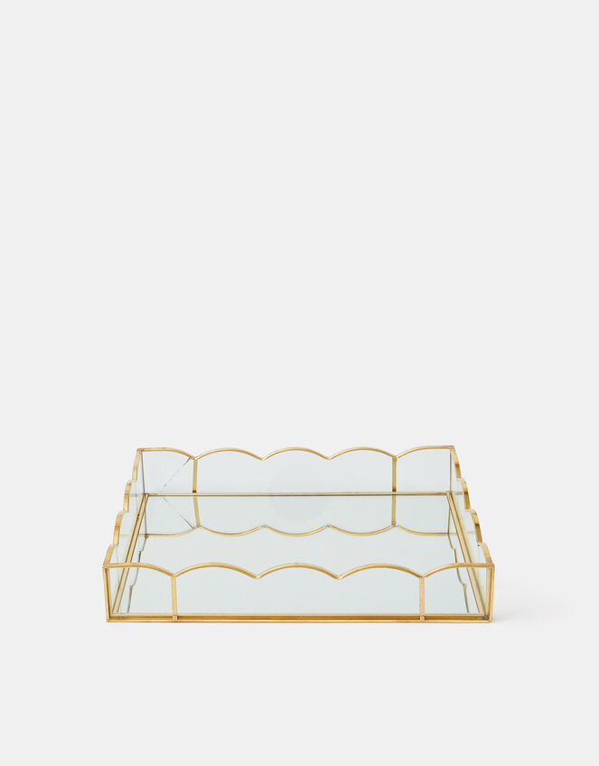 Scallop Mirror Tray, , large