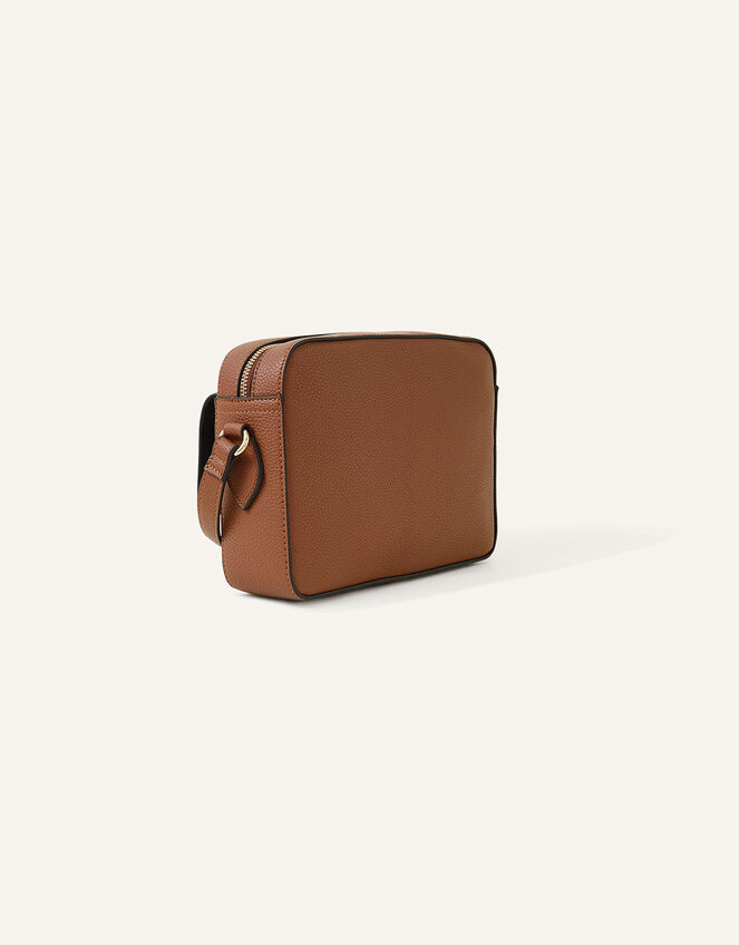 Boxy Twist-Lock Cross-Body Bag, , large
