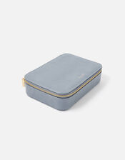 Josie Croc Jewellery Box, Blue (BLUE), large
