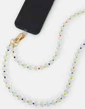 Rainbow Bead Phone Strap, , large
