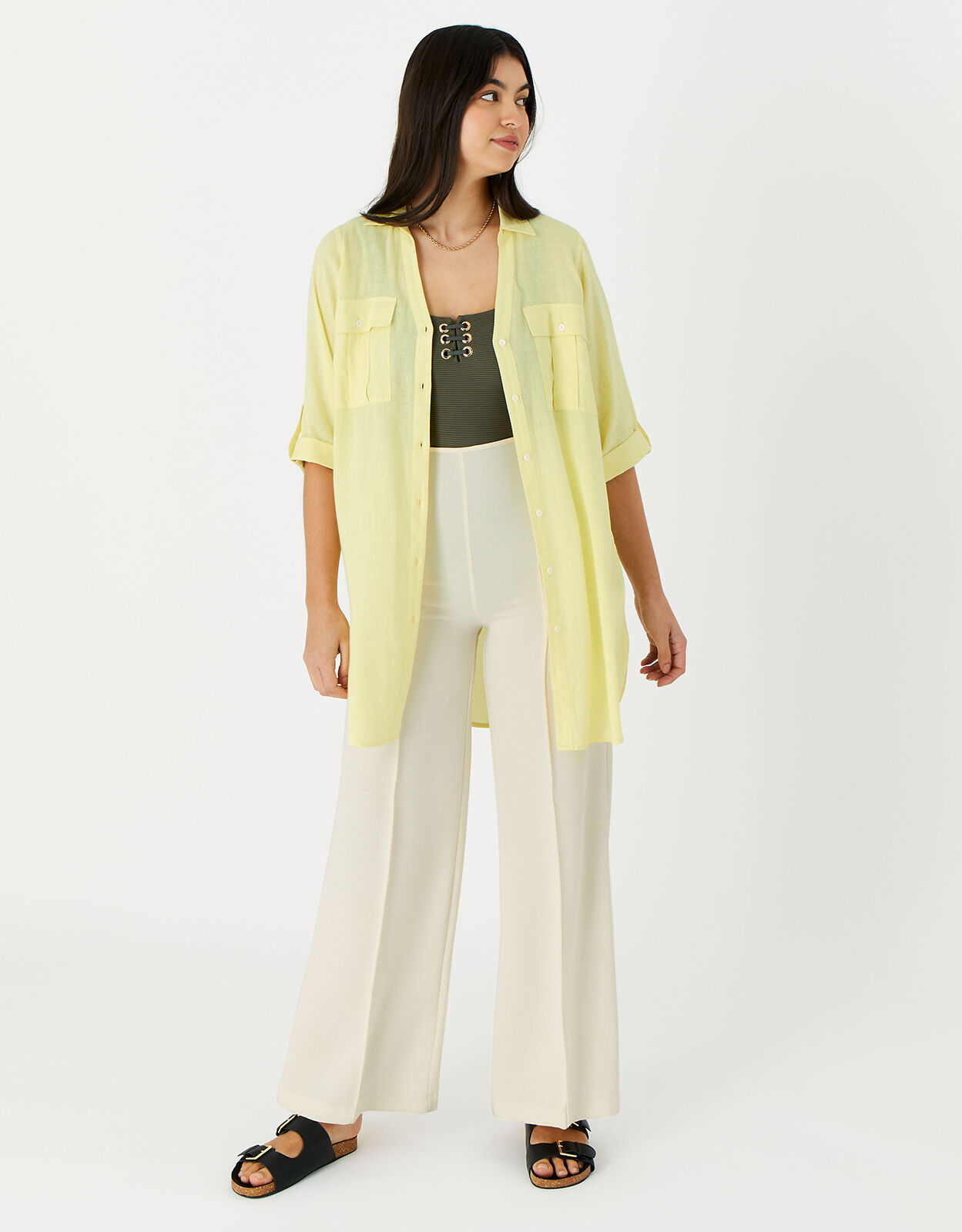 Yellow summer hot sale tops uk