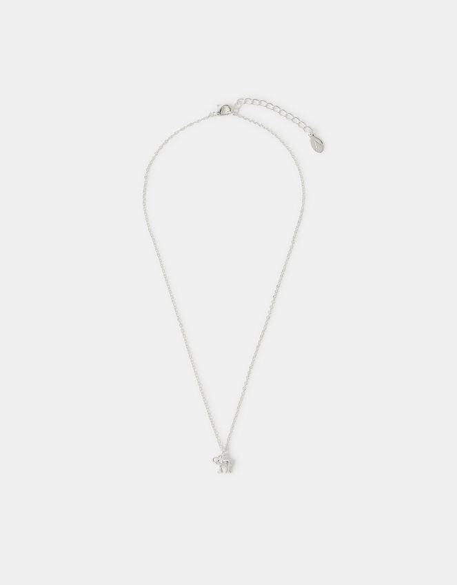 Elephant Charm Pendant Necklace, , large