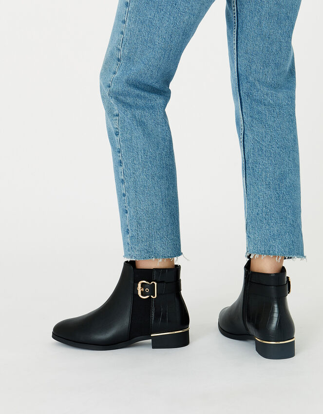 Wide Fit Chelsea Ankle Boots, Black (BLACK), large