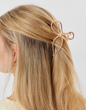 Pearl Bow Claw Clip, , large