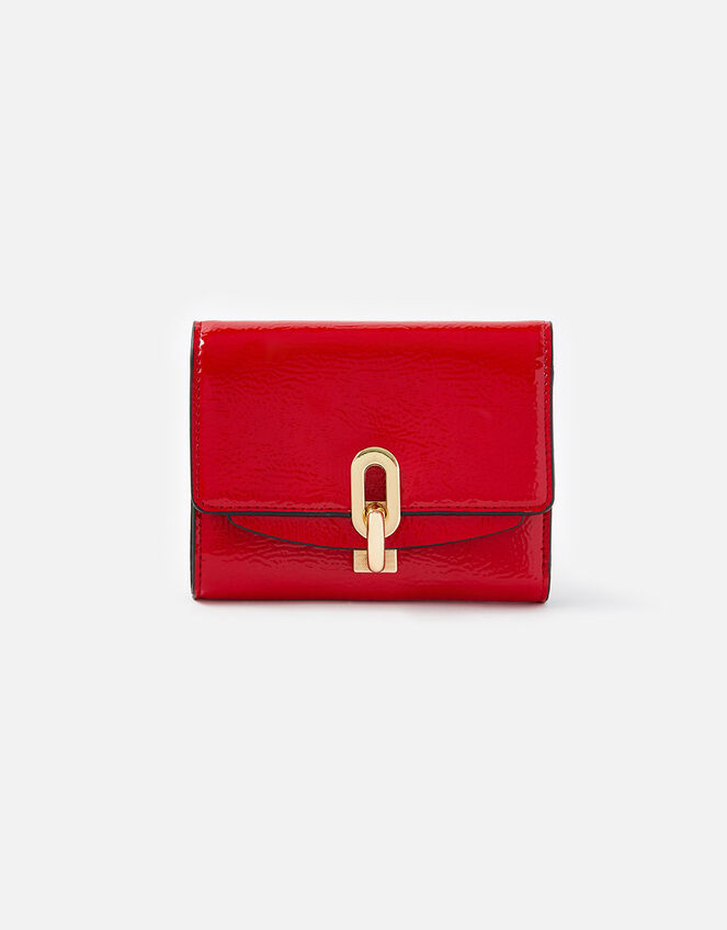 Patent Lock Purse, Red (RED), large