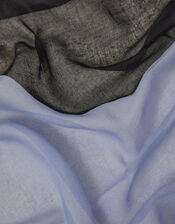 Wave Print Scarf, , large