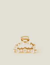 Pearl Flower Claw Clip, , large