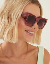 Tortoiseshell Cat Eye Sunglasses, , large