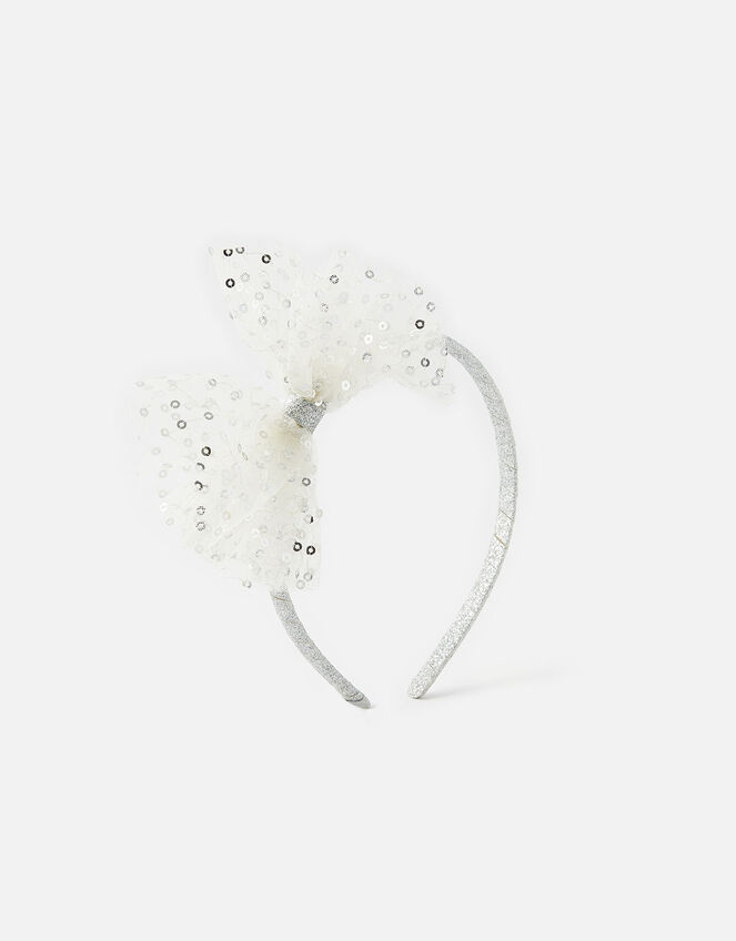Sequin Bow Headband Girls headbands Accessorize ROI