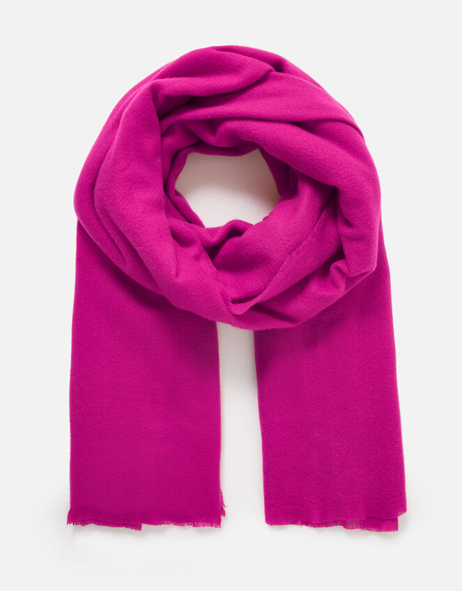Plain Blanket Scarf , Pink (PINK), large