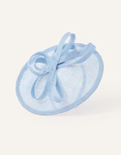 Katie Bow Disc Sinamay Band Fascinator, Blue (BLUE), large