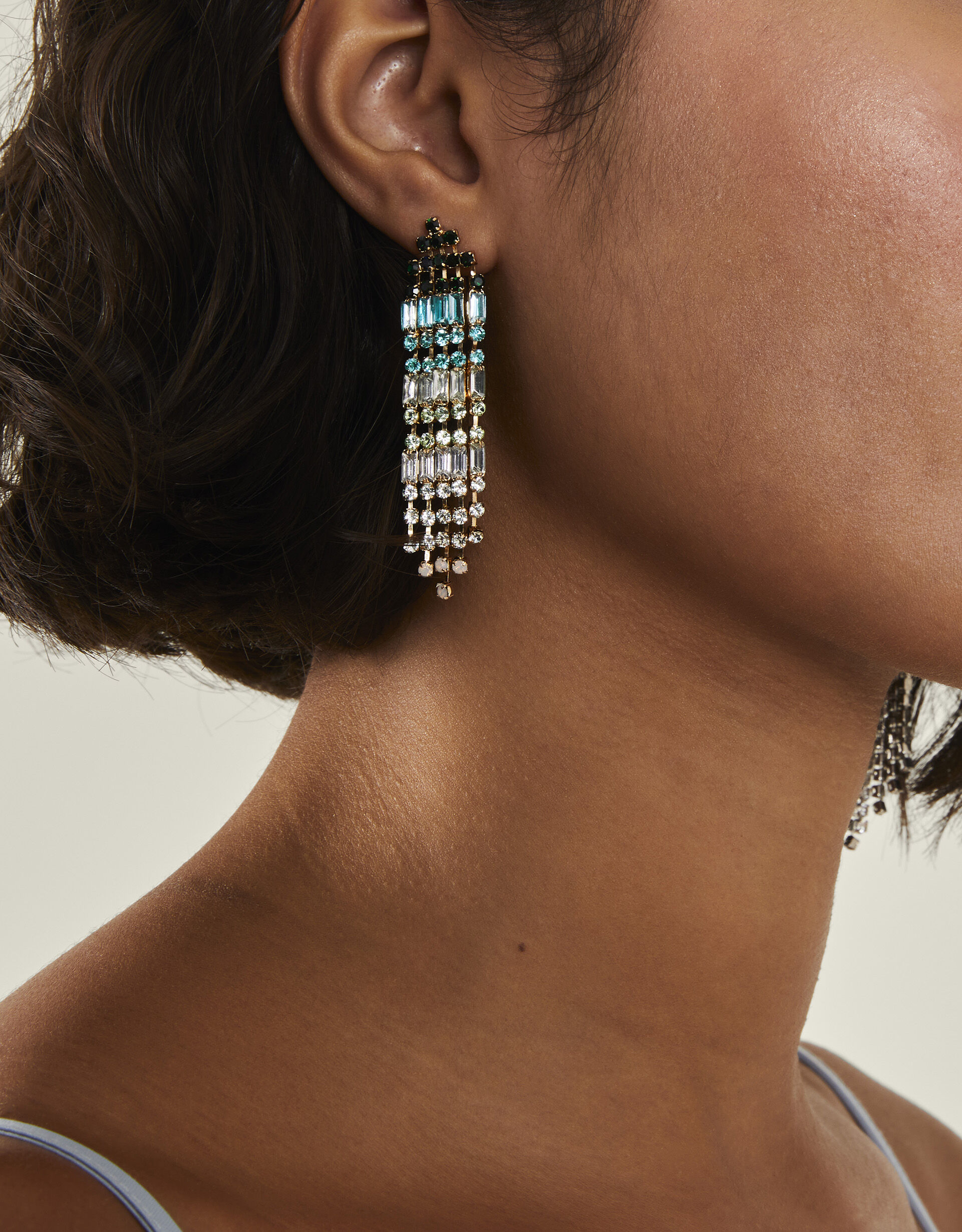 Gemstone Tassel Earrings Drop Earrings Accessorize Global