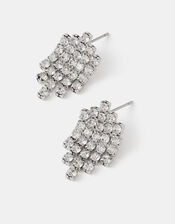 Mini Cascade Diamanté Drop Earrings, , large