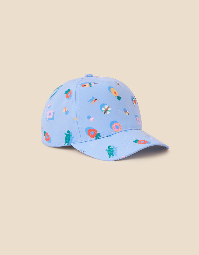 Girls Funshine Baseball Cap, Blue (BLUE), large
