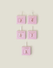 Gemstone Initial Pendant Necklace, Multi (BRIGHTS MULTI), large