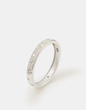 Sterling Silver Celestial Ring, Silver (ST SILVER), large